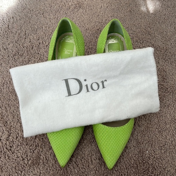 Christine Dior Snake Skin Heels - Picture 5 of 5